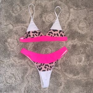 Color block bikini
